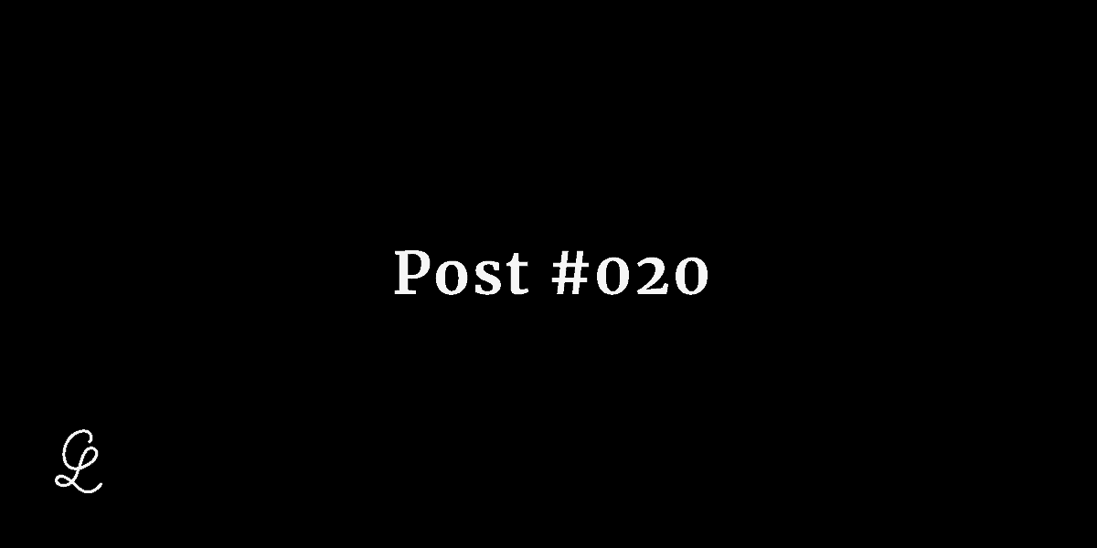 020 - Week of August 23, 2020